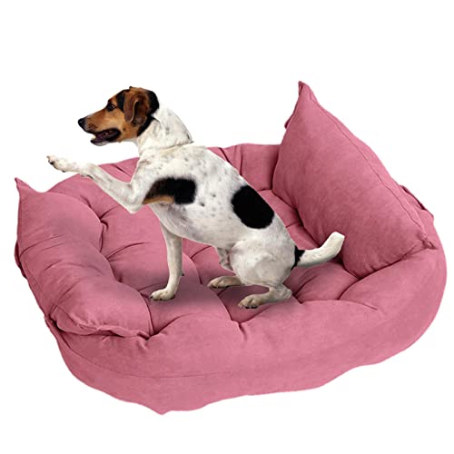 Orthopädisches Hundebett, faltbares Mehrzweck-Hundesofa | Reise-Hundebett Outdoor-Camping-Kissenmatte, Sofa, Bett, Matte 3-in-1 Reise-Hundebett, flauschig leichte Haustiermatte von Znet-au von EELHOE