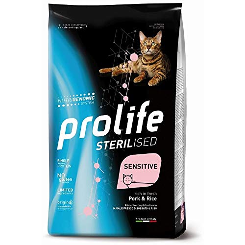 zodiaco Prolife Cat Sterilised Schweinefleisch und Reis 7 kg von zodiaco