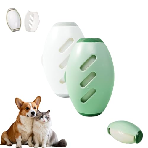 zoocco Blinksify Pet Hair Remover, Blinksify Reusable Pet Fur Collector, Portable Pet Hair Roller, Washable Reusable Gel Lint Roller, Travel Home Sticky Rollers Pet Fur Collector (2*Mix) von zoocco
