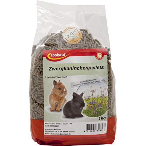 zookauf Nager Futter Pellets für Zwergkaninchen 1 kg von zookauf