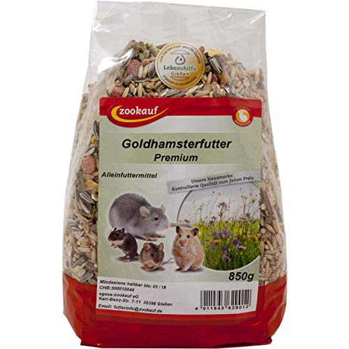 zookauf Nager Futter Premium für Goldhamster 850 g von zookauf