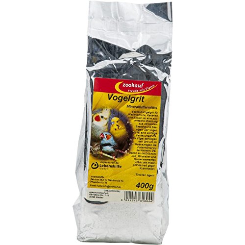 zookauf Vogel Ergänzungsfuttermittel Vogelgrit für Kanarien & Wellensittich 400 g zookauf Vogel Ergänzungsfuttermittel Vogelgrit für Kanarien & Wellensittich 400 g von zookauf