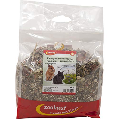 zookauf Zwergkaninchenfutter Premium getreidefrei 4 kg von zookauf