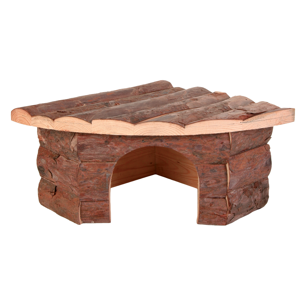 Eck-Spielhaus - L 32 x B 21/21 x H 13 cm von zooplus Exclusive