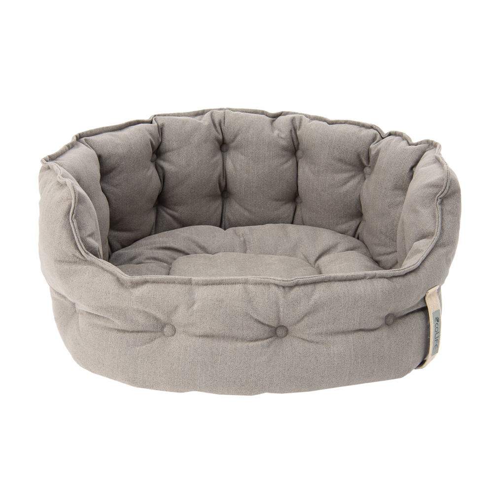 Hundebett Cozy ecoLIFE Grau - L 64 x B 60 x H 30 cm von zooplus Exclusive