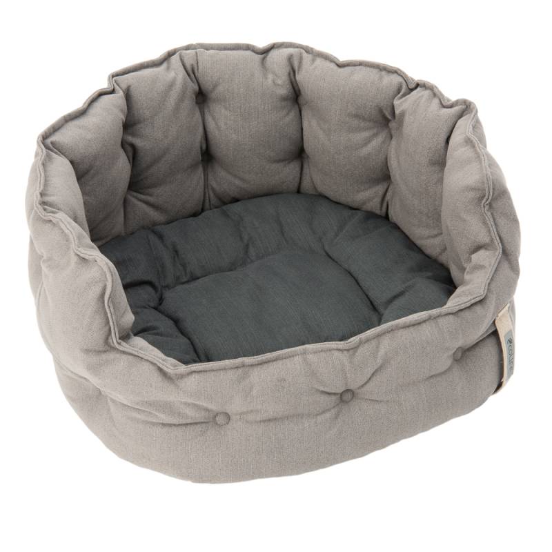 Hundebett Cozy ecoLIFE Grau - L 80 x B 72 x H 31 cm von zooplus Exclusive