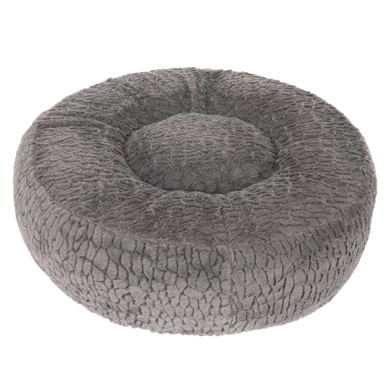 Hundebett Flocke -  Ersatzbezug Ø 125 cm, grau von zooplus Exclusive