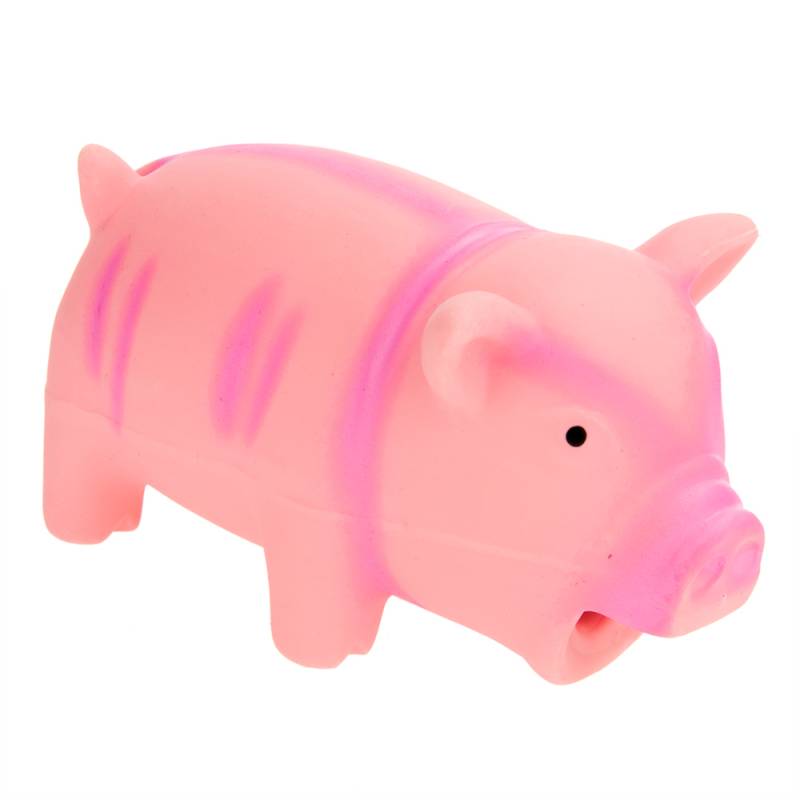 Hundespielzeug Latex-Schwein mit Stimme - 1 Stück, L 15 cm von zooplus Exclusive