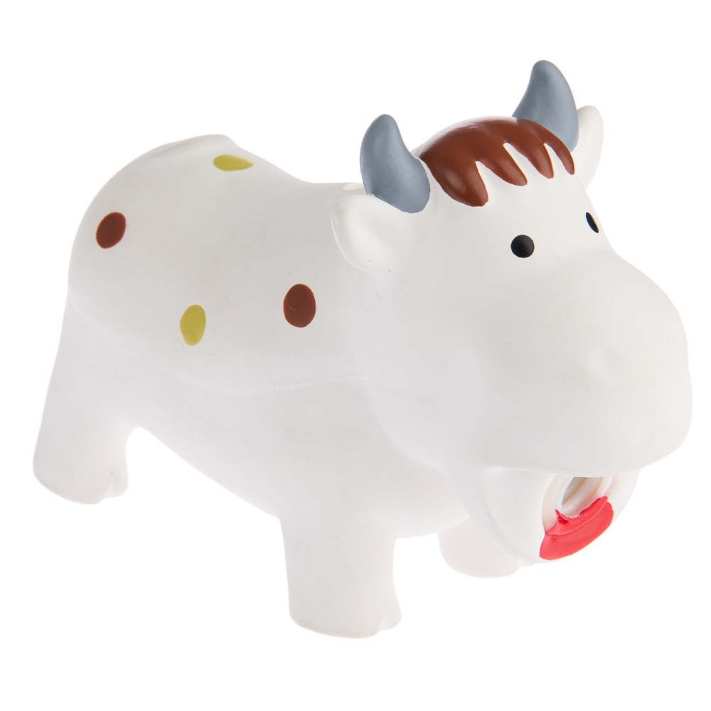 Hundespielzeug quietschende Latex-Kuh Isabella - 1 Stück, L 18 cm von zooplus Exclusive