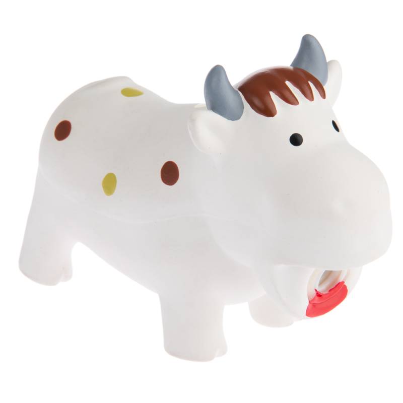 Hundespielzeug quietschende Latex-Kuh Isabella - 1 Stück, L 18 cm von zooplus Exclusive