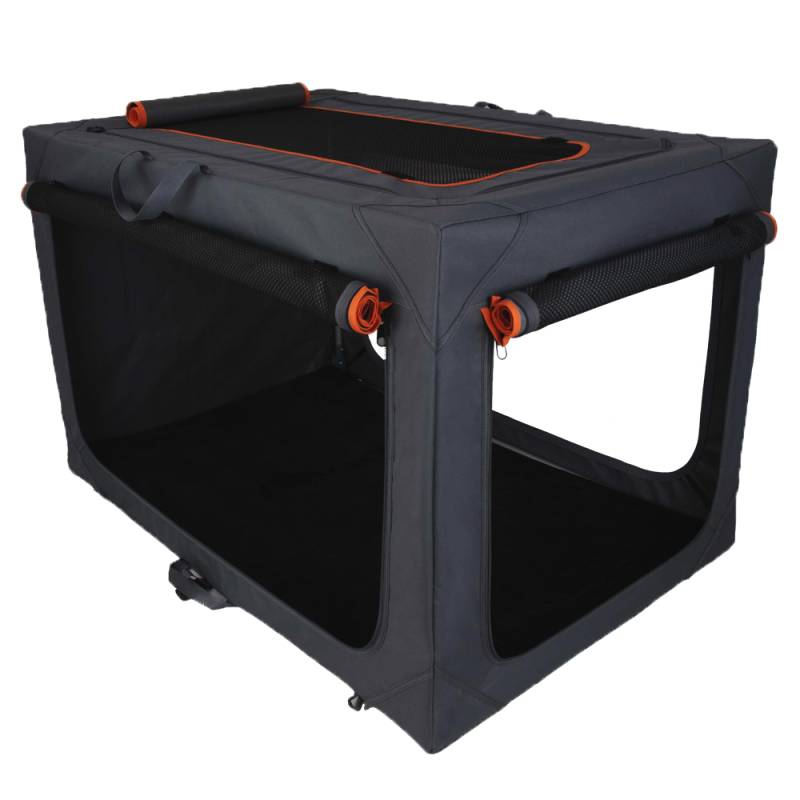Kombi-Paket: Faltbare Nylonbox Alu deluxe + Kuschelkissen für Hundeboxen - Größe L: Faltbox + Kuschelkissen Kombi-Paket: Faltbare Nylonbox Alu deluxe + Kuschelkissen für Hundeboxen - Größe L: Faltbox + Kuschelkissen von zooplus Exclusive