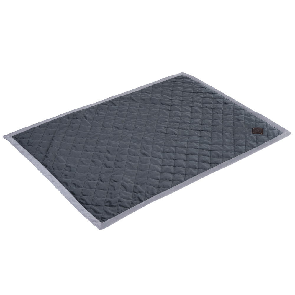 Kuscheldecke Velvet granit - L 100 x B 70 cm von zooplus Exclusive