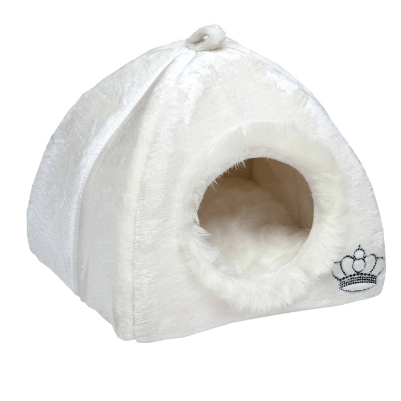 Kuschelhöhle Royal Pet White - L 45 x B 45 x H 45 cm von zooplus Exclusive