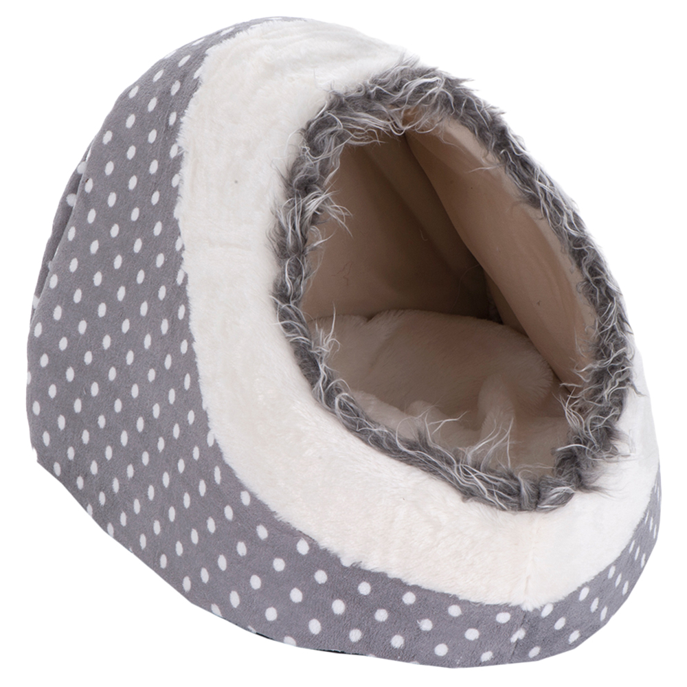 Kuschelhöhle White Dots - L 40 x B 40 x H 28 cm von zooplus Exclusive