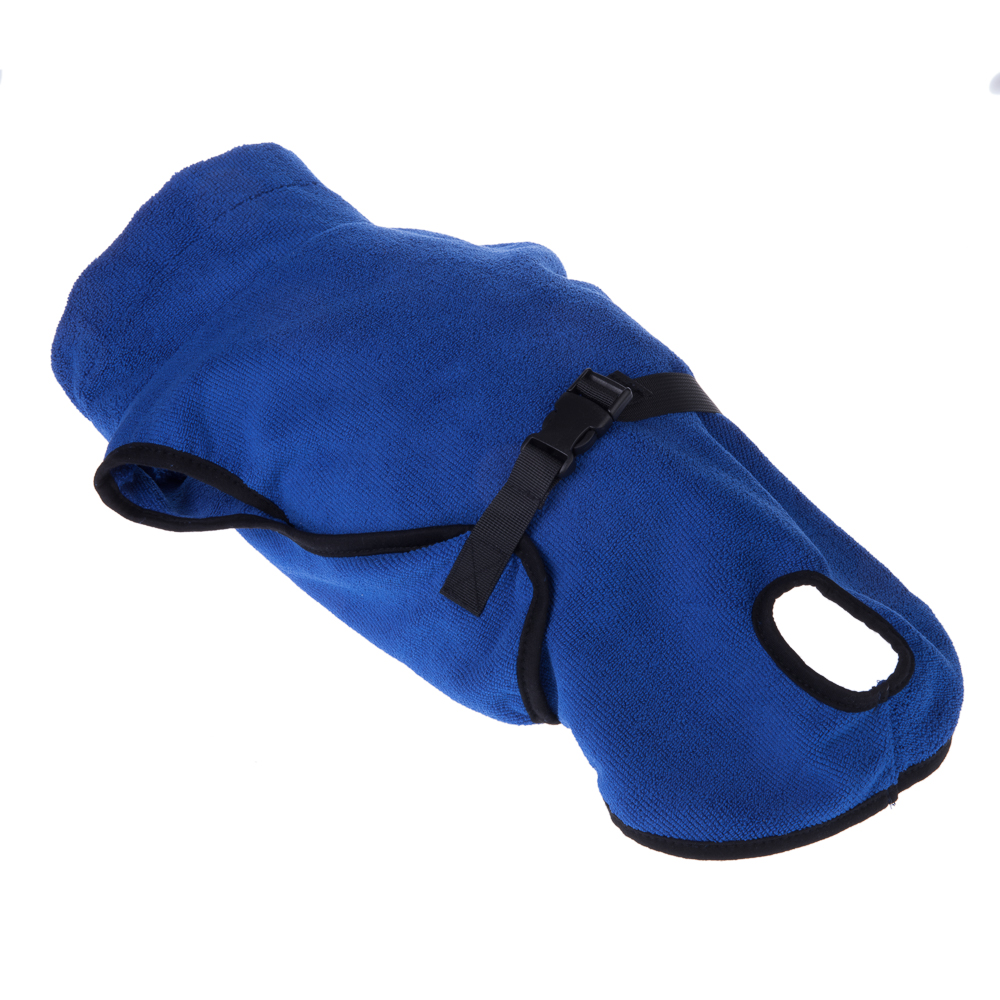 Hundebademantel Mikrofaser - L: ca. 73 cm Rückenlänge von zooplus Exclusive