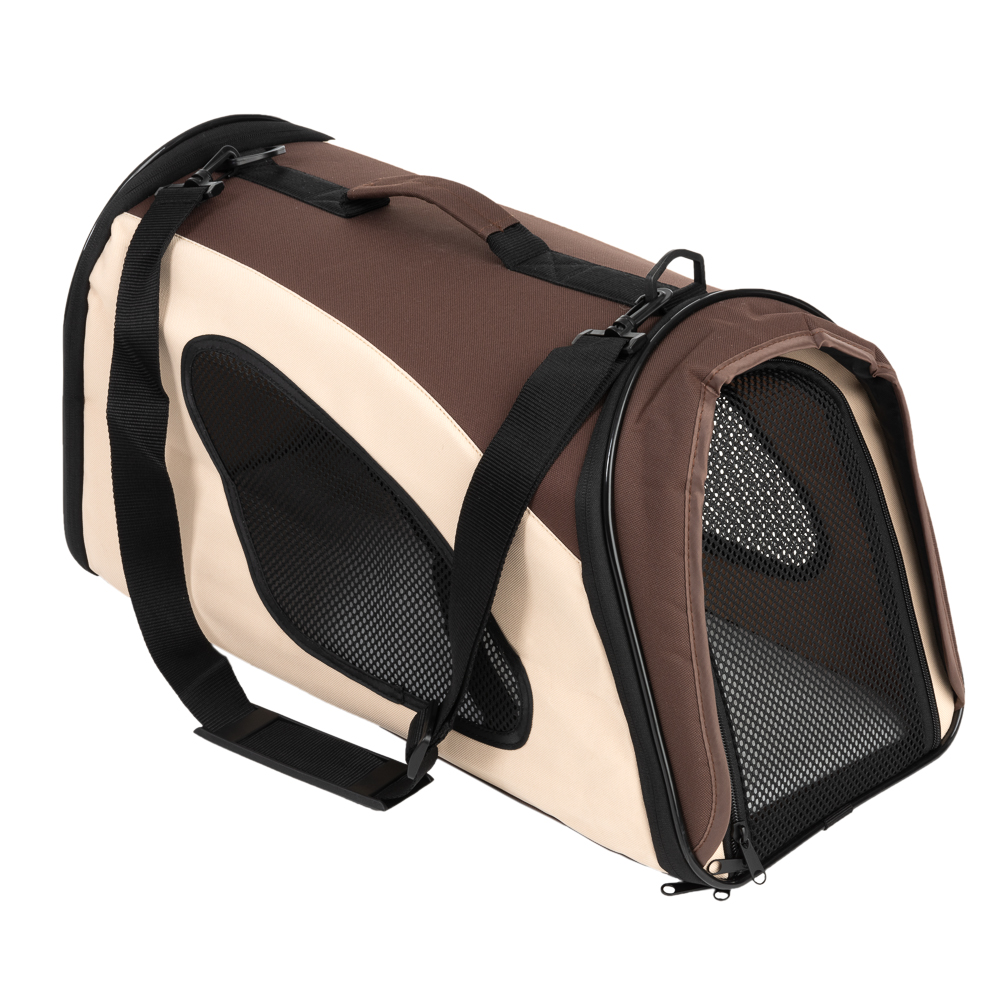 Tragetasche - braun, L 54 x B 26 x H 30 cm Tragetasche - braun, L 54 x B 26 x H 30 cm von zooplus Exclusive