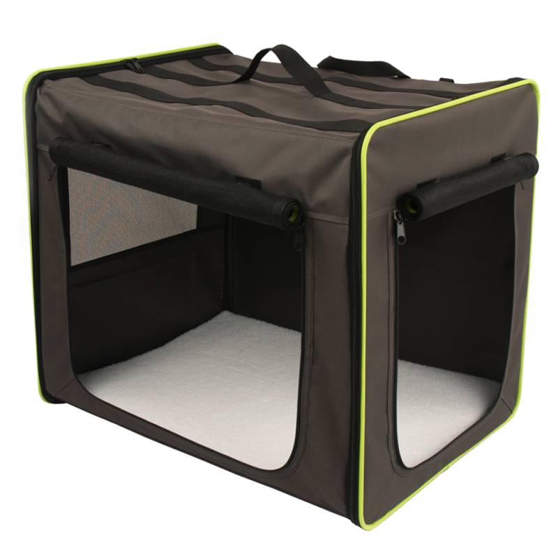 Transporthütte First Class Basic + Fleecedecke Pawty - B 38 x T 53,5 x H 46 cm (Größe S) von zooplus Exclusive