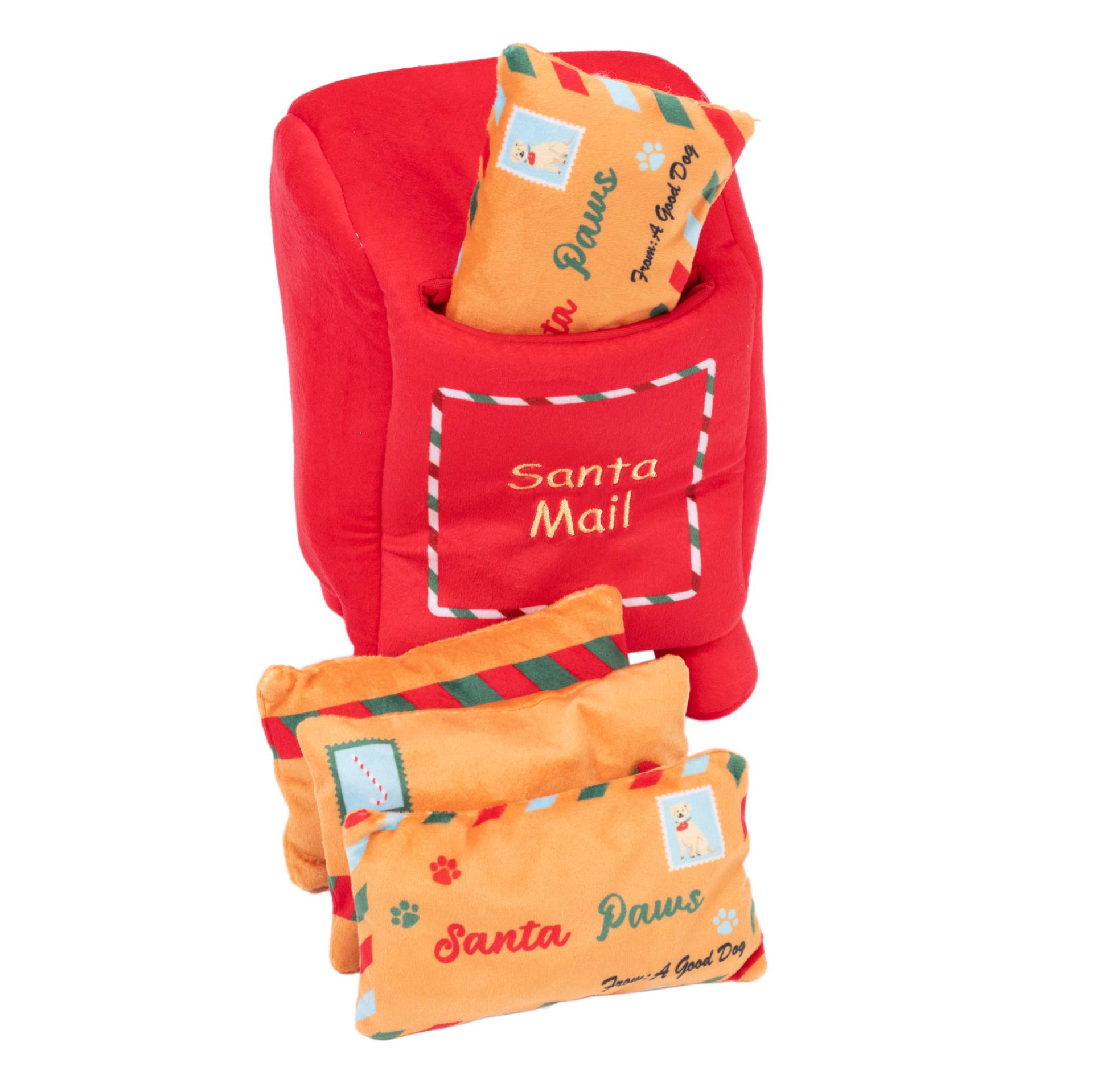 zooplus Exclusive Hundespielzeug Weihnachtspost, rot / braun - 1 Stück zooplus Exclusive Hundespielzeug Weihnachtspost, rot / braun - 1 Stück von zooplus Exclusive