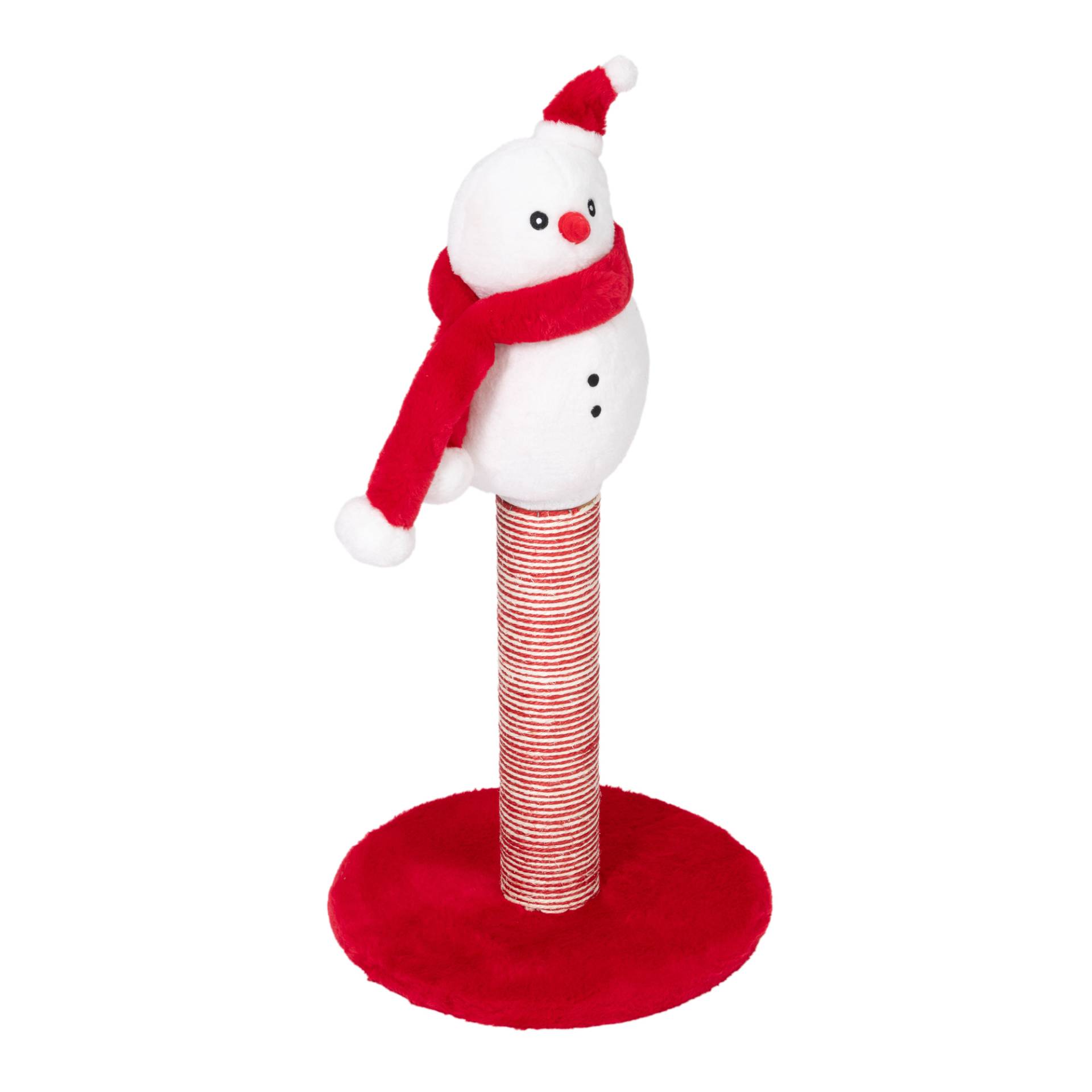 zooplus Exclusive Kratzstamm Schneemann - rot / weiß von zooplus Exclusive