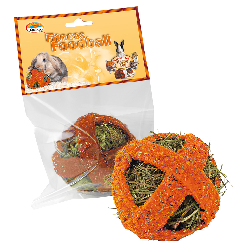 Quiko Fitness Foodball Karotte für Nager - Sparpaket: 2 x 100 g von zooplus