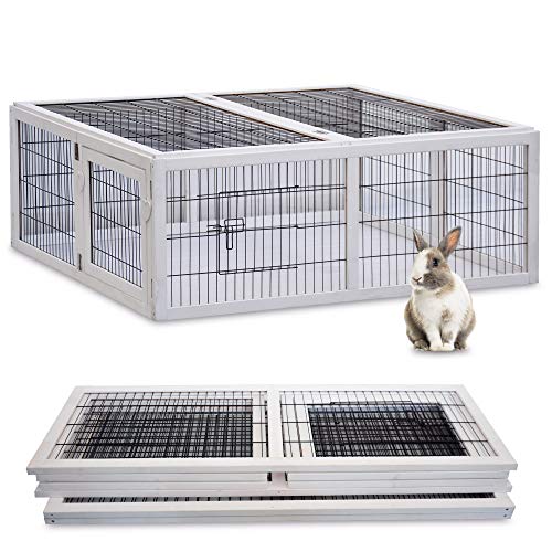 zooprinz Premium Freilaufgehege Rabbit Run für draußen - ideal für Kleintiere - Besonders Stabiler und großer Holzrahmen - Mobiler Freilauf mit umweltfreundlicher Farbe lasiert zooprinz Premium Freilaufgehege Rabbit Run für draußen - ideal für Kleintiere - Besonders Stabiler und großer Holzrahmen - Mobiler Freilauf mit umweltfreundlicher Farbe lasiert von zooprinz