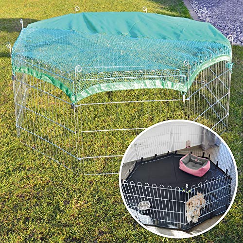 zooprinz premium xxl Freilaufgehege/Auslaufgitter - ideal für Kleintiere und Hunde/Welpen - mit Schutznetz - 2 Modelle zur Wahl mit oder ohne Bodenschutz - perfekt für drinnen und draußen - winterfest zooprinz premium xxl Freilaufgehege/Auslaufgitter - ideal für Kleintiere und Hunde/Welpen - mit Schutznetz - 2 Modelle zur Wahl mit oder ohne Bodenschutz - perfekt für drinnen und draußen - winterfest von zooprinz