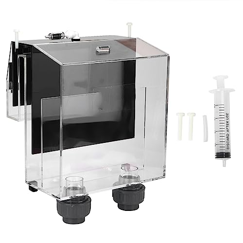 Einlass-Überlaufbox, hohe Lichtdurchlässigkeit, Überlaufbox für Aquarien, Selbststart, Acryl für recyceltes Wasser und Erhöhung des Sauerstoffs von zottel