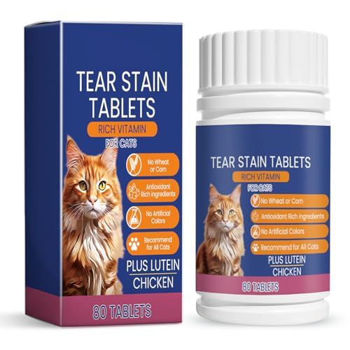 zuousxbs PET Nutrition Lutein Tabletten Für Die Meisten Katzen Tägliche Gesundheitszusatz Für Die Entfernung Von Augenflecken von zuousxbs