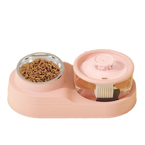 2-in-1 Automatischer Futterspender und Bewässerung, Doppelfunktion Pet Feeder und Wasserspender, Automatischer Katzenfutter- und Wasserspender, Programmierbares Haustierfütterungs- und 2-in-1 Automatischer Futterspender und Bewässerung, Doppelfunktion Pet Feeder und Wasserspender, Automatischer Katzenfutter- und Wasserspender, Programmierbares Haustierfütterungs- und von zwxqe