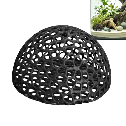 Aquariumhöhle – Versteck für Garnelen, realistischer hohler Fischhöhlenstein für Garnelen, Betta, Reptilien, Vivarium, Lebensraumverbesserung Aquariumhöhle – Versteck für Garnelen, realistischer hohler Fischhöhlenstein für Garnelen, Betta, Reptilien, Vivarium, Lebensraumverbesserung von zwxqe
