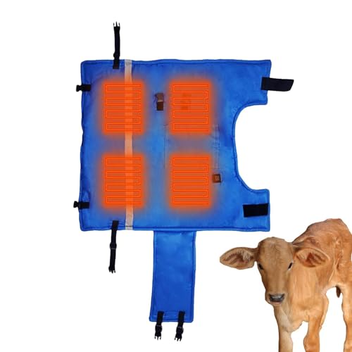 Calf Blanket Livestock | Calf Coat Pro Calf Blanket | Oxford Cloth Waterproof Blanket Heated Comfortable, Cold Proof Windproof Blanket for Calves, Sheep, Alpaca, Goats and Dogs Calf Blanket Livestock | Calf Coat Pro Calf Blanket | Oxford Cloth Waterproof Blanket Heated Comfortable, Cold Proof Windproof Blanket for Calves, Sheep, Alpaca, Goats and Dogs von zwxqe