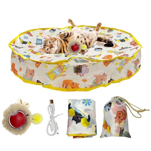 Cat Rolling Ball Toy, Motion Activated Rolling Ball, Fast Rolling Ball For Cats, Stimulating Cat Toys, Cat Enrichment Toys, Pet Boredom Relief Toy, Stimulating Cat Enrichment Toys For Boredom Relief Cat Rolling Ball Toy, Motion Activated Rolling Ball, Fast Rolling Ball For Cats, Stimulating Cat Toys, Cat Enrichment Toys, Pet Boredom Relief Toy, Stimulating Cat Enrichment Toys For Boredom Relief von zwxqe