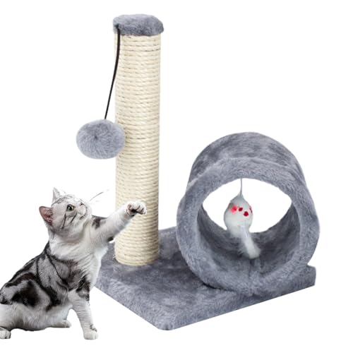 Cat Scratching Post, Lightweight Sisal Scratch Pillar, Elevated Interactive Design for Kitten Climbing, Exercise, Stress, Burrowing, and Daily Indoor Enrichment Activities von zwxqe