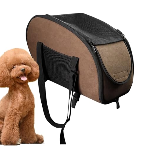 Dog Car Seat Small Pets, Center Console Travel Carrier with Secure Straps, 15.35 x 9.44 x 9.44inch Ventilated Cat Bag for Driving, Taxi Rides, Daily Commutes, and Travel Use von zwxqe