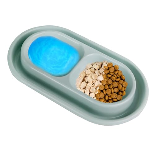 Doppelter Katzenfutterspender | Futter- und Wassernapf für kleine Hunde | Futternapf Set für kleine Hunde | Katzenfutter und Wassernapf Set | Kleines Hundenapf-Set | Futternäpfe für mittelgroße Hunde Doppelter Katzenfutterspender | Futter- und Wassernapf für kleine Hunde | Futternapf Set für kleine Hunde | Katzenfutter und Wassernapf Set | Kleines Hundenapf-Set | Futternäpfe für mittelgroße Hunde von zwxqe