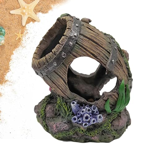 Fish Cave for Aquarium, Shrimp Cave Aquarium, Resin Fish, Shrimp Fish Tank, Fish House Aquarium Cave, Retro Wine Barrel Fish Tank Cave, Shrimp Tank Accessories, Fish Tank Cave Hideouts Fish Cave for Aquarium, Shrimp Cave Aquarium, Resin Fish, Shrimp Fish Tank, Fish House Aquarium Cave, Retro Wine Barrel Fish Tank Cave, Shrimp Tank Accessories, Fish Tank Cave Hideouts von zwxqe