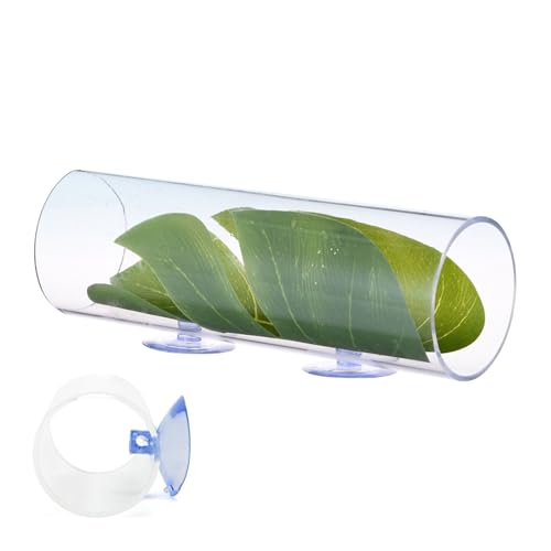 Fish Tunnel for Aquarium, Betta Tunnel Cave Toy, Swim Tube Acrylic Shelter, Decorative Fish Tank Accessory, Leaf Pad Resting Spots, Ideal for Spawning and Breeding Fish Tunnel for Aquarium, Betta Tunnel Cave Toy, Swim Tube Acrylic Shelter, Decorative Fish Tank Accessory, Leaf Pad Resting Spots, Ideal for Spawning and Breeding von zwxqe