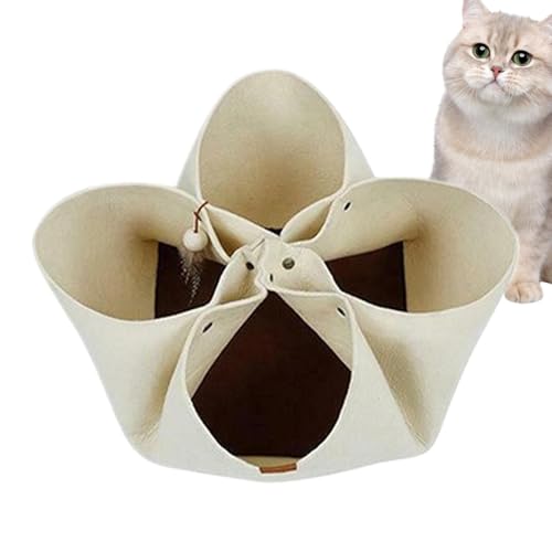 Folding Cat Tunnel, Foldable Kitten Hideplace, Interactive Pet Tunnel, Portable Cat Tunnel, Cat Cave for Small Cats, Play Tunnel Toy, Kitten Tunnel with Toy Ball, Foldable Cat Cave, Large Cat Tunnel Folding Cat Tunnel, Foldable Kitten Hideplace, Interactive Pet Tunnel, Portable Cat Tunnel, Cat Cave for Small Cats, Play Tunnel Toy, Kitten Tunnel with Toy Ball, Foldable Cat Cave, Large Cat Tunnel von zwxqe