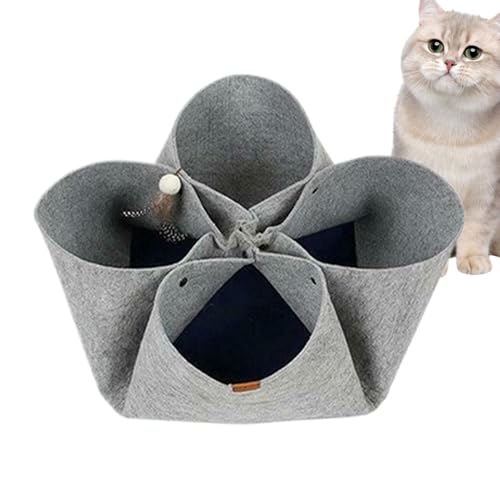 Folding Cat Tunnel, Foldable Kitten Hideplace, Interactive Pet Tunnel, Portable Cat Tunnel, Cat Cave for Small Cats, Play Tunnel Toy, Kitten Tunnel with Toy Ball, Foldable Cat Cave, Large Cat Tunnel Folding Cat Tunnel, Foldable Kitten Hideplace, Interactive Pet Tunnel, Portable Cat Tunnel, Cat Cave for Small Cats, Play Tunnel Toy, Kitten Tunnel with Toy Ball, Foldable Cat Cave, Large Cat Tunnel von zwxqe