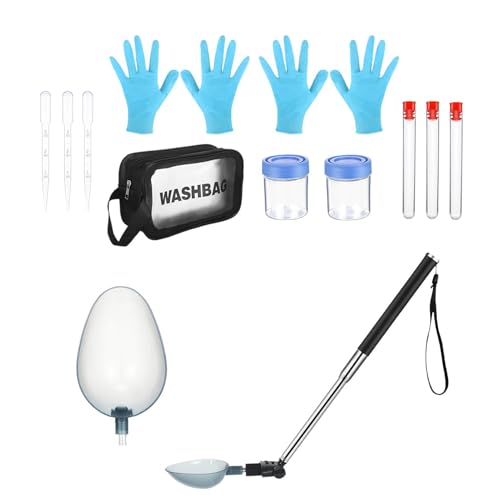 Hunde-Urin-Sammelset, Teleskop-Urinprobenfänger, tragbar, Verstellbarer, Gerät für Zwinger, Kiste, Haustiermöbel, Teppichboden, Haus, Hof von zwxqe