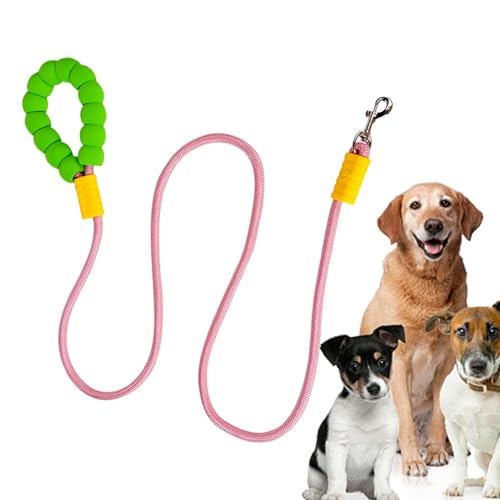 Hundeseil, Welpen-Spaziergangsleine für mittelgroße und große Hunde, Haustier-Training, Polyester-gewebtes Nylon, strapazierfähig, Traktion, Spaziergänge für drinnen und draußen Hundeseil, Welpen-Spaziergangsleine für mittelgroße und große Hunde, Haustier-Training, Polyester-gewebtes Nylon, strapazierfähig, Traktion, Spaziergänge für drinnen und draußen von zwxqe