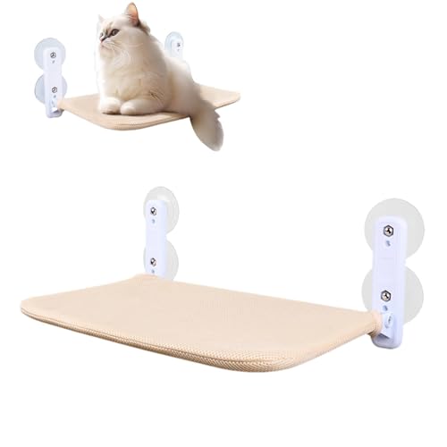 Indoor Katzen Sitzstange | Faltbarer Fenstersitz | Stabile Katzenhängematte | Saugnapf Fensterbett, Faltbare Katzenhängematte, Stabile Fensterstange, Platzsparendes Katzenbett, Schlafende Indoor Katzen Sitzstange | Faltbarer Fenstersitz | Stabile Katzenhängematte | Saugnapf Fensterbett, Faltbare Katzenhängematte, Stabile Fensterstange, Platzsparendes Katzenbett, Schlafende von zwxqe