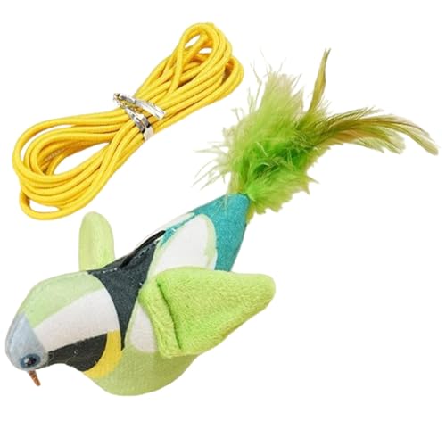 Katzenspielzeug Vogel, Kätzchen Vogelspielzeug, Simuliertes Vogelgeräuschspielzeug, Interaktives Vogelspielzeug für Katzen, Realistisches Katzenspielzeug, Vogelgeräusch Katzenspielzeug, Interaktives von zwxqe