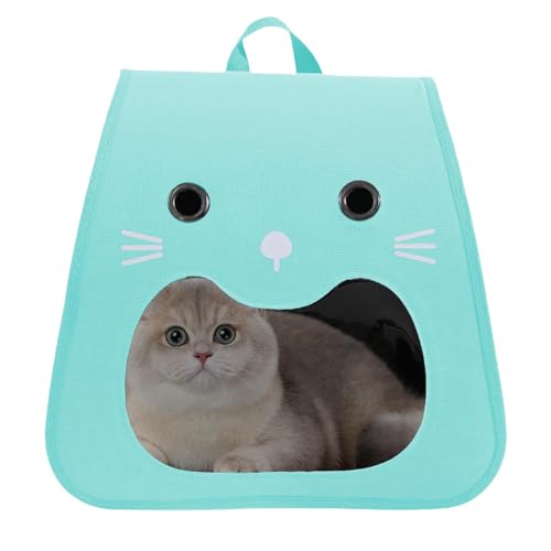 Katzentragetasche | Weiche Katzentragetasche | Tragbare lächelnde Gesicht Faltbare Haustier-Tragetasche, Katzenbedarf Haustier Reisetasche für Outdoor-Aktivitäten Katzentragetasche | Weiche Katzentragetasche | Tragbare lächelnde Gesicht Faltbare Haustier-Tragetasche, Katzenbedarf Haustier Reisetasche für Outdoor-Aktivitäten von zwxqe