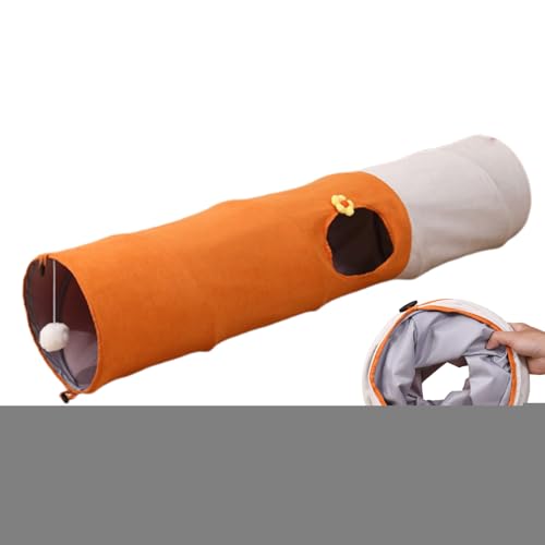 Katzentunnel Spielzeug | Klappbar Mit Ball Katzentunnel Und Röhren Spielzeug,Mentale Stimulation Interaktives Zelt Für Indoor Outdoor Training von zwxqe