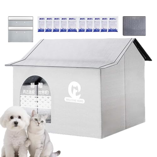 Kühlendes Katzenhaus für den Außenbereich – kühlendes Katzenhaus für den Sommer im Freien, Bett, isoliert, wetterfest, Möbel, Haustierbedarf mit Kühlakkus für draußen, Hund, Kätzchen, Tierheim, alle Kühlendes Katzenhaus für den Außenbereich – kühlendes Katzenhaus für den Sommer im Freien, Bett, isoliert, wetterfest, Möbel, Haustierbedarf mit Kühlakkus für draußen, Hund, Kätzchen, Tierheim, alle von zwxqe