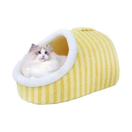 Lokaquk Katzenhöhlenbett, gemütliches Haustierbett, beruhigende Katzenhöhle, Haustier-Sofabett, flauschige Katzenhöhle, rutschfestes Haustierbett, weiches Versteckbett, gemütliches Katzenbett, Lokaquk Katzenhöhlenbett, gemütliches Haustierbett, beruhigende Katzenhöhle, Haustier-Sofabett, flauschige Katzenhöhle, rutschfestes Haustierbett, weiches Versteckbett, gemütliches Katzenbett, von zwxqe