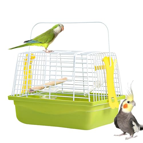 Lovebirds Transportträger | Mittelgroßer Papageien-Reisekäfig | Nymphensittich-Tragekäfig | Drahtvogelreiseträger | Vogeltragetasche für mittelgroße Papageien | Transportkäfig für Vögel Lovebirds Transportträger | Mittelgroßer Papageien-Reisekäfig | Nymphensittich-Tragekäfig | Drahtvogelreiseträger | Vogeltragetasche für mittelgroße Papageien | Transportkäfig für Vögel von zwxqe