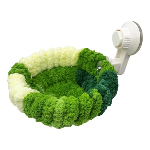 Plüsch-Vogelkäfig-Nest für Auto,Plüsch-Vogelhaus für Auto | Plüsch flauschiges Papageien-Vogelbett für Käfig,Nymphensittich-Käfig-Zubehör mit Saugnapf-Design für Papageien, Sittiche, Sittiche für Auto Plüsch-Vogelkäfig-Nest für Auto,Plüsch-Vogelhaus für Auto | Plüsch flauschiges Papageien-Vogelbett für Käfig,Nymphensittich-Käfig-Zubehör mit Saugnapf-Design für Papageien, Sittiche, Sittiche für Auto von zwxqe