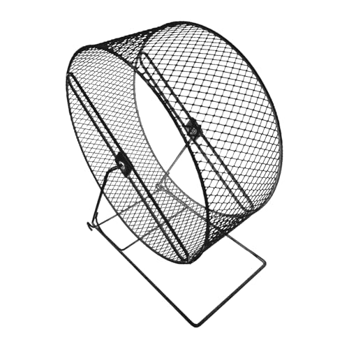 Premium Silent Hamsterrad - Ultra-leises Laufrad für Hamster, Mäuse und Rennmäuse | Sicheres und lustiges Laufrad für Kleintiere | Kompaktes Design, leicht zu reinigen von zwxqe
